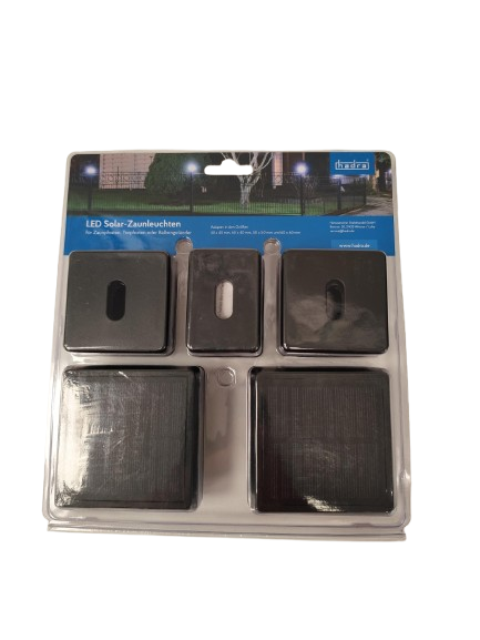 LED Solarkappe 2er Set 80/80 Blister