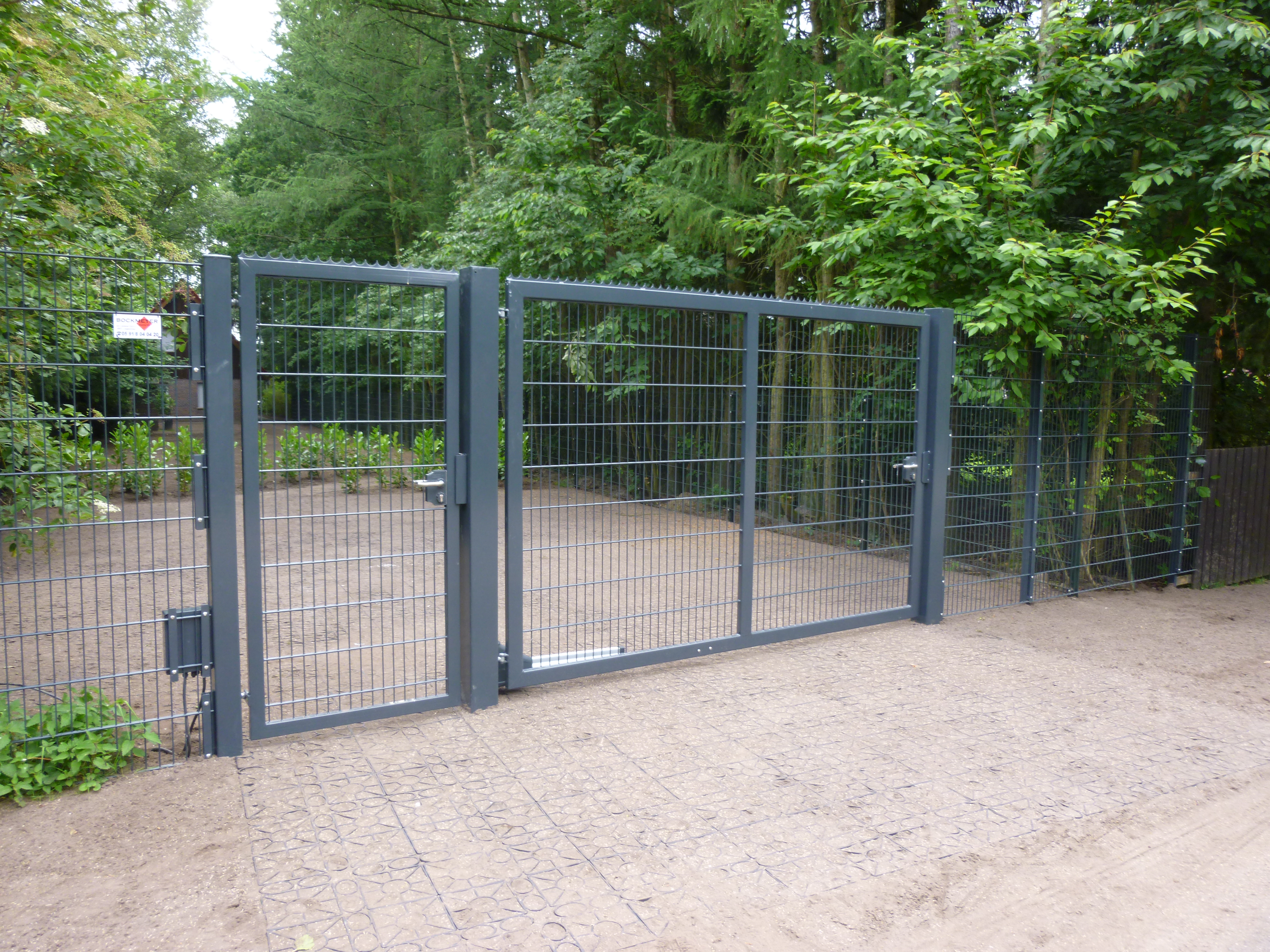 Hamburgtor 2-flg. Anthrazitgrau