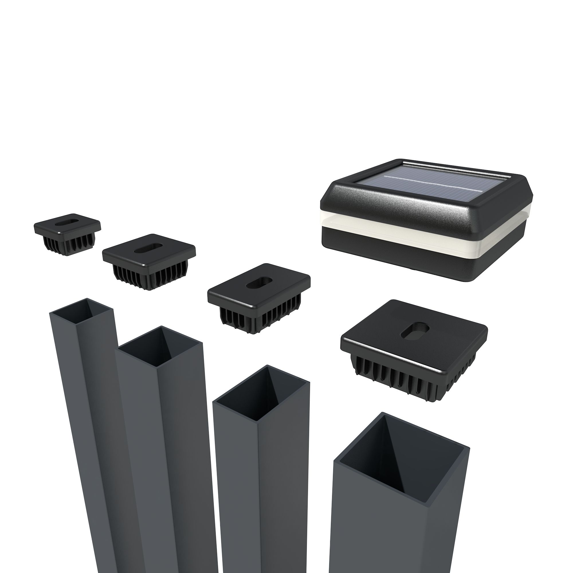 LED Solarkappe 2er Set 80/80 Blister