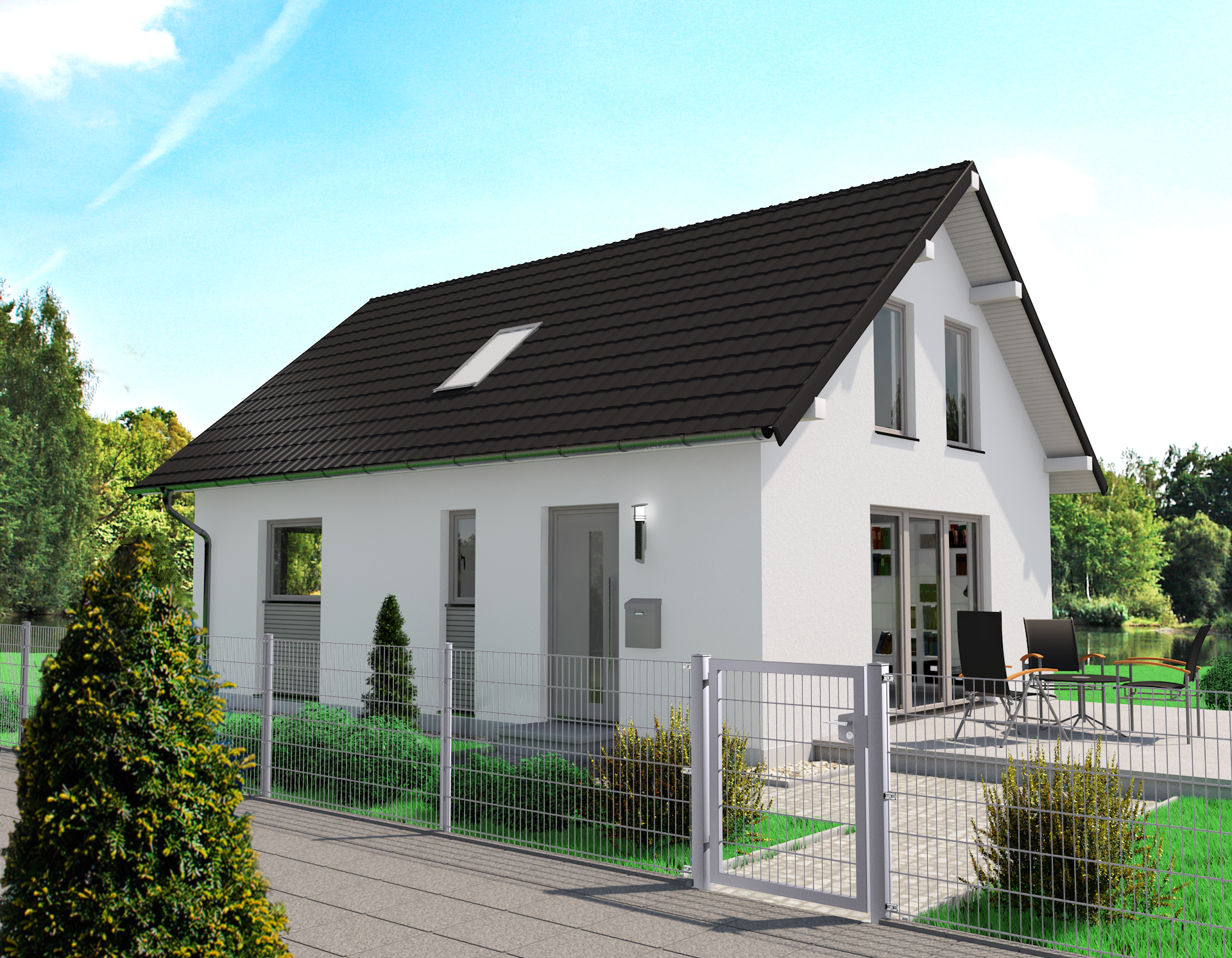 Doppelstabmatte Premium Verzinkt