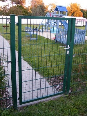 Hamburgtor 1-flg. Moosgrün