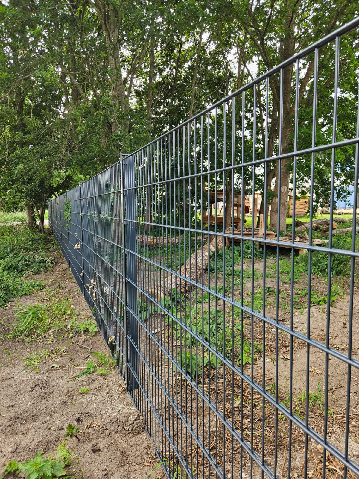 Komplettes Zaunset 6/5/6 Anthrazitgrau