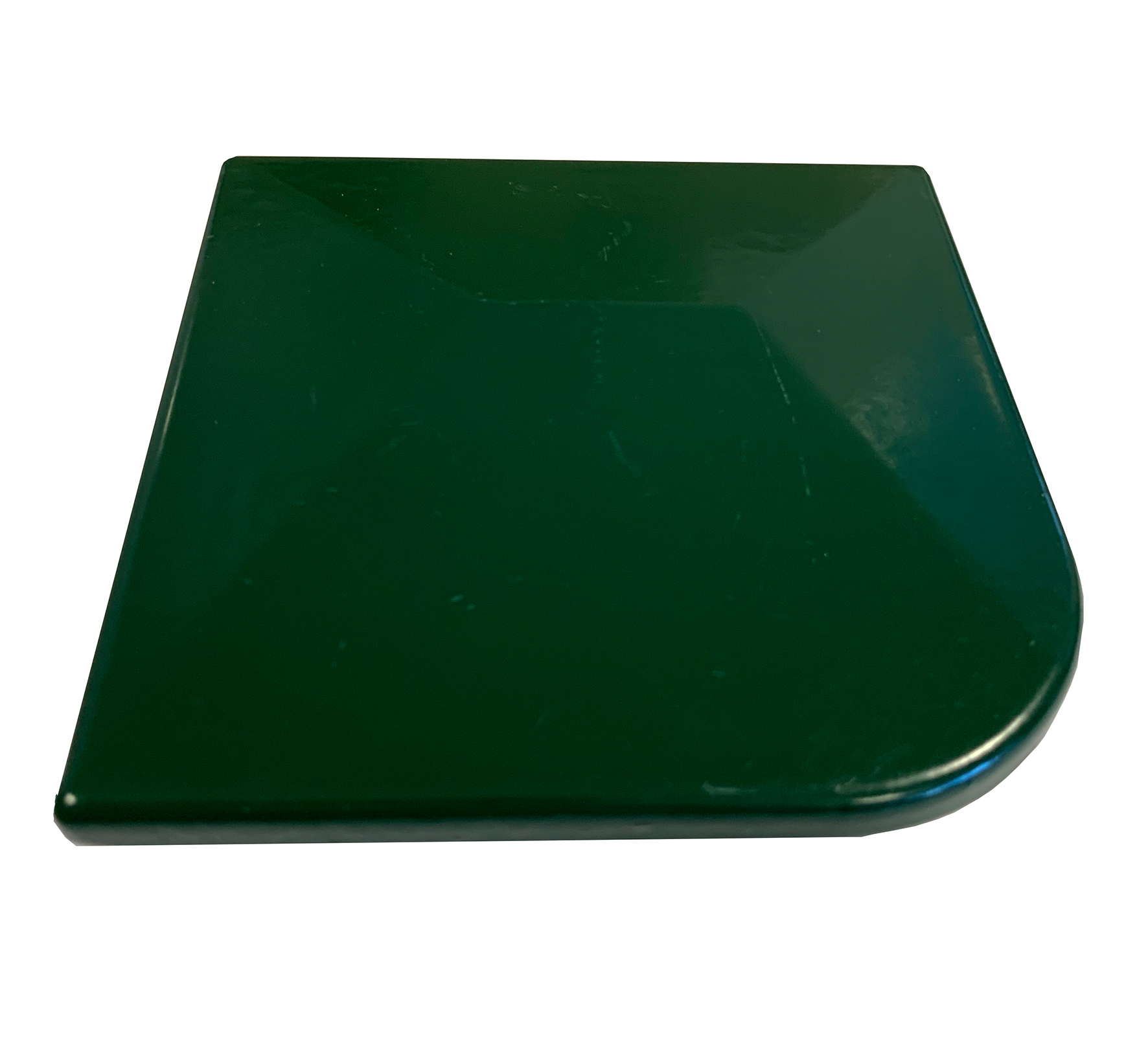 Alu Kappe 60x60 grn mit Überstand