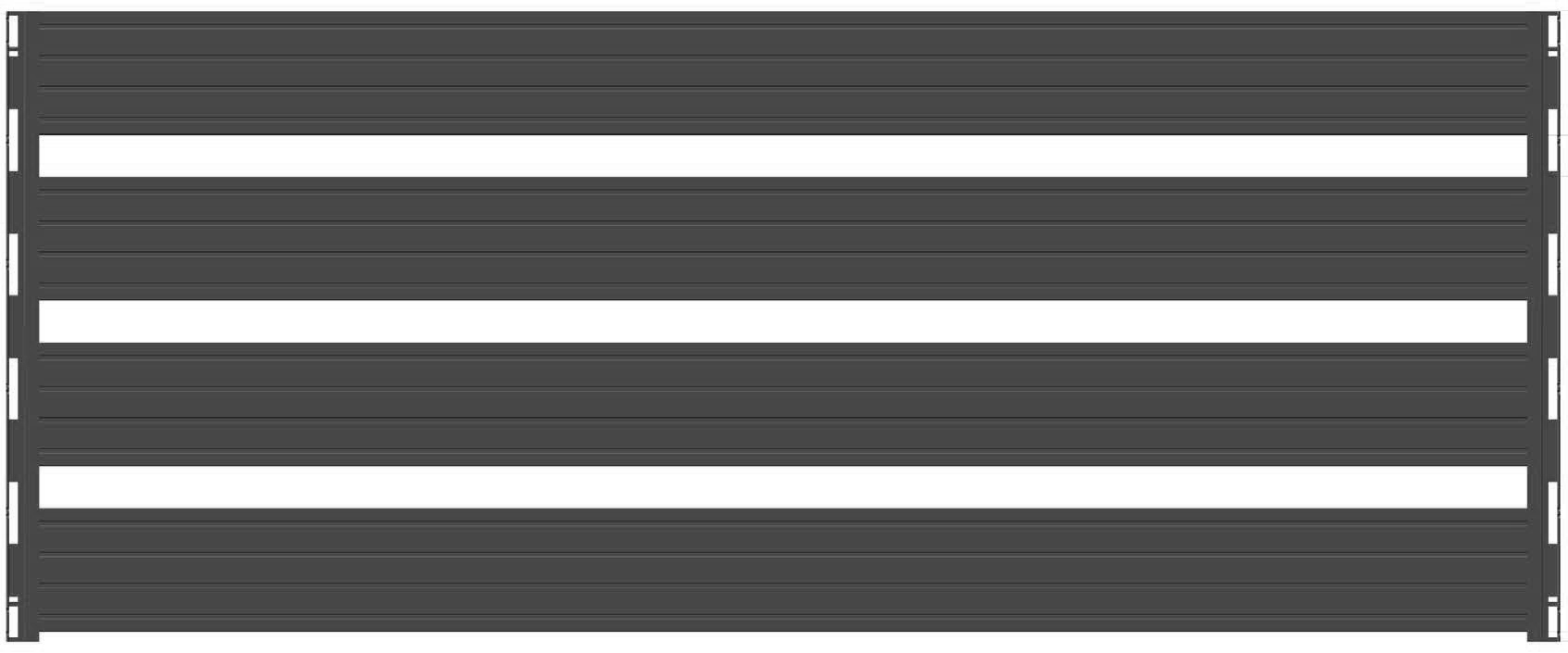 Zaunpaneele Lattenoptik -Groß-