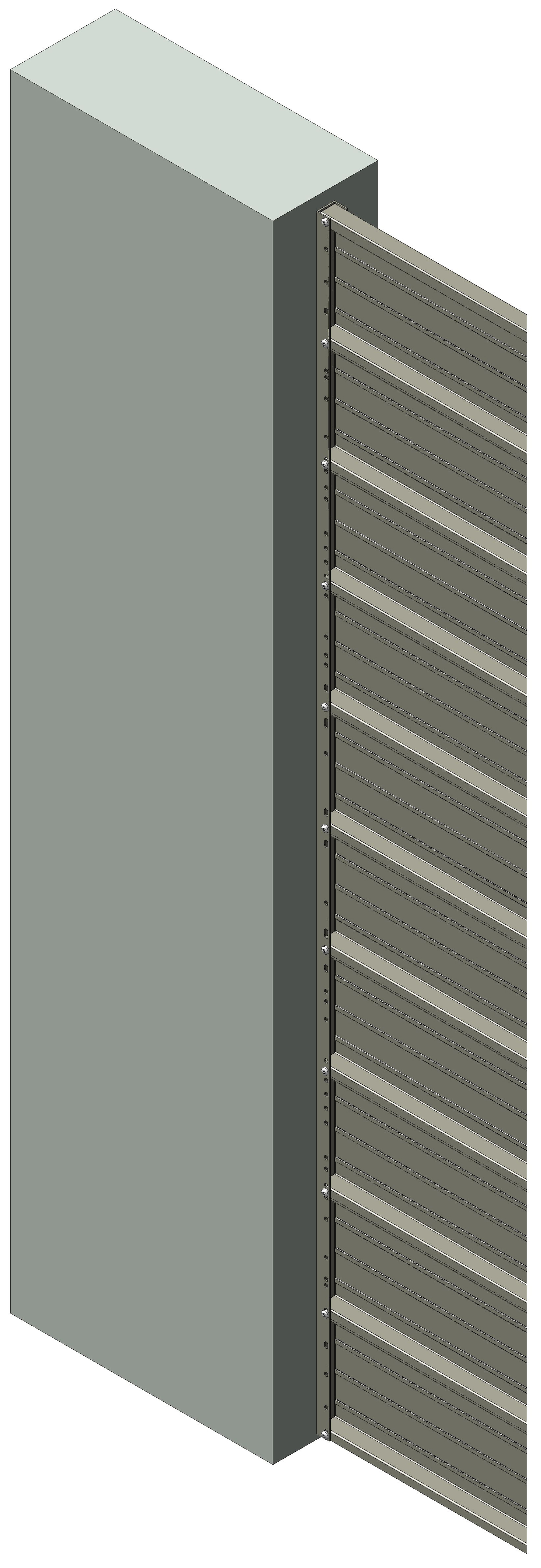 Universal Leisten Zaunpaneele Set 2015mm