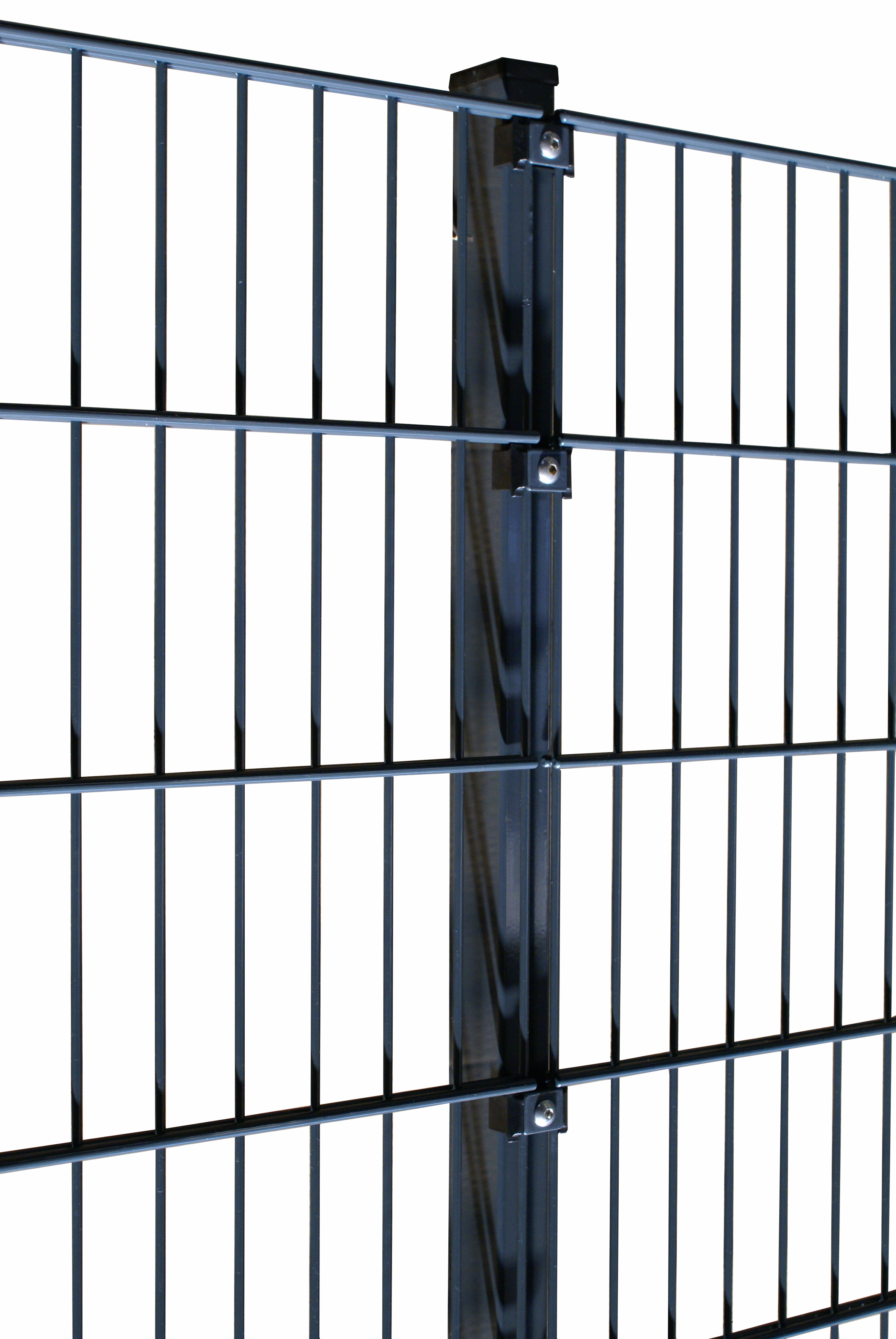 Zaunpaket 25m + Drehflügeltor RAL7016 Anthrazitgrau