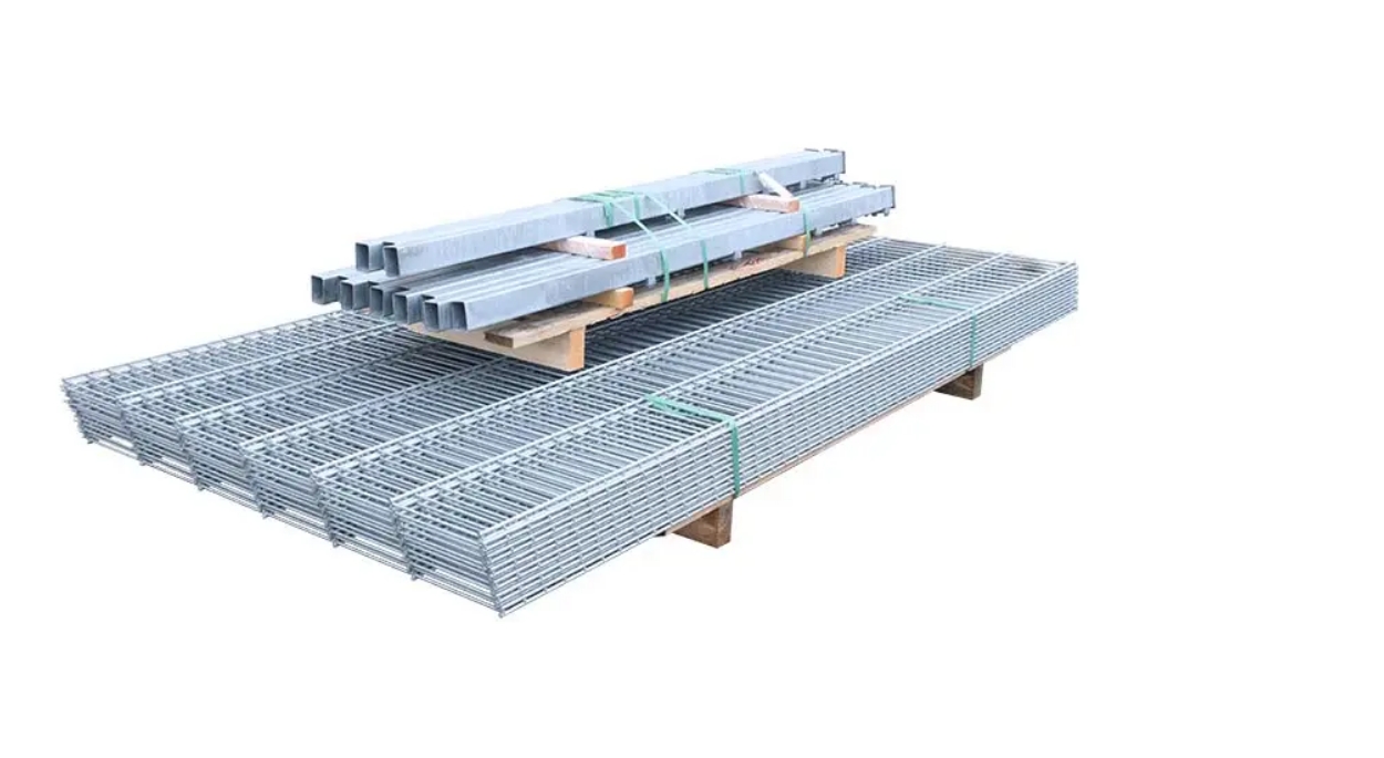 Zaunpaket verzinkt 1230mm x 2500mm