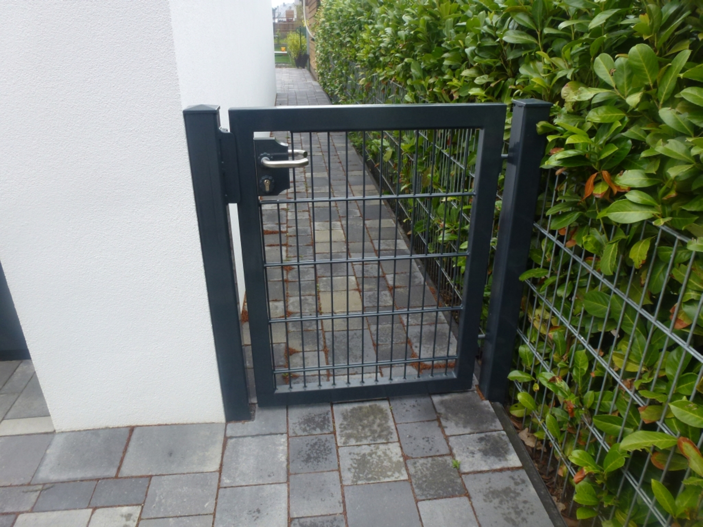 Kombitor 1-flg. Anthrazitgrau