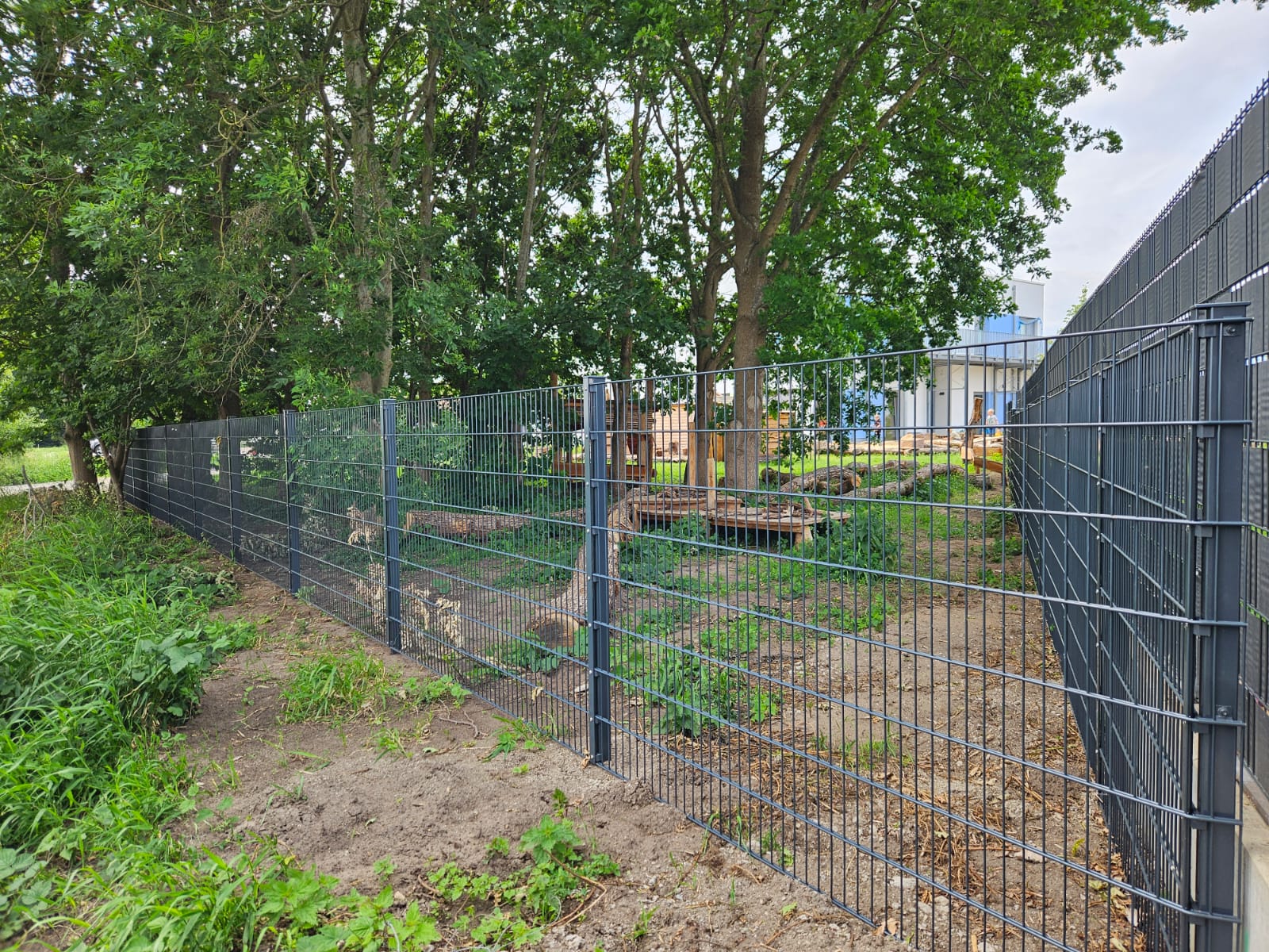 Komplettes Zaunset 6/5/6 Anthrazitgrau