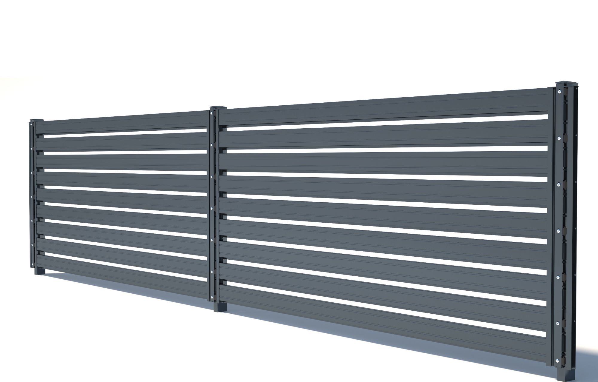 Zaunpaneele Lattenoptik -Klein-