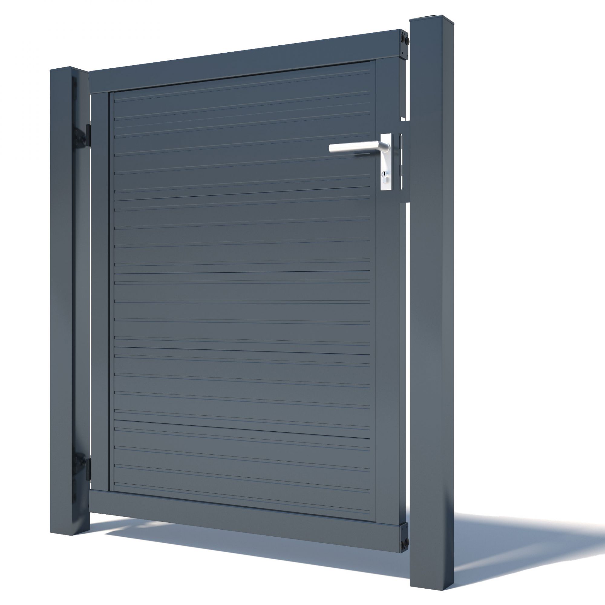 Paneeltür Glattblech RAL 7016