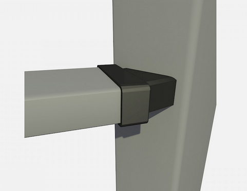 Variable Eck-/Endverbindung Stabgitterzaun