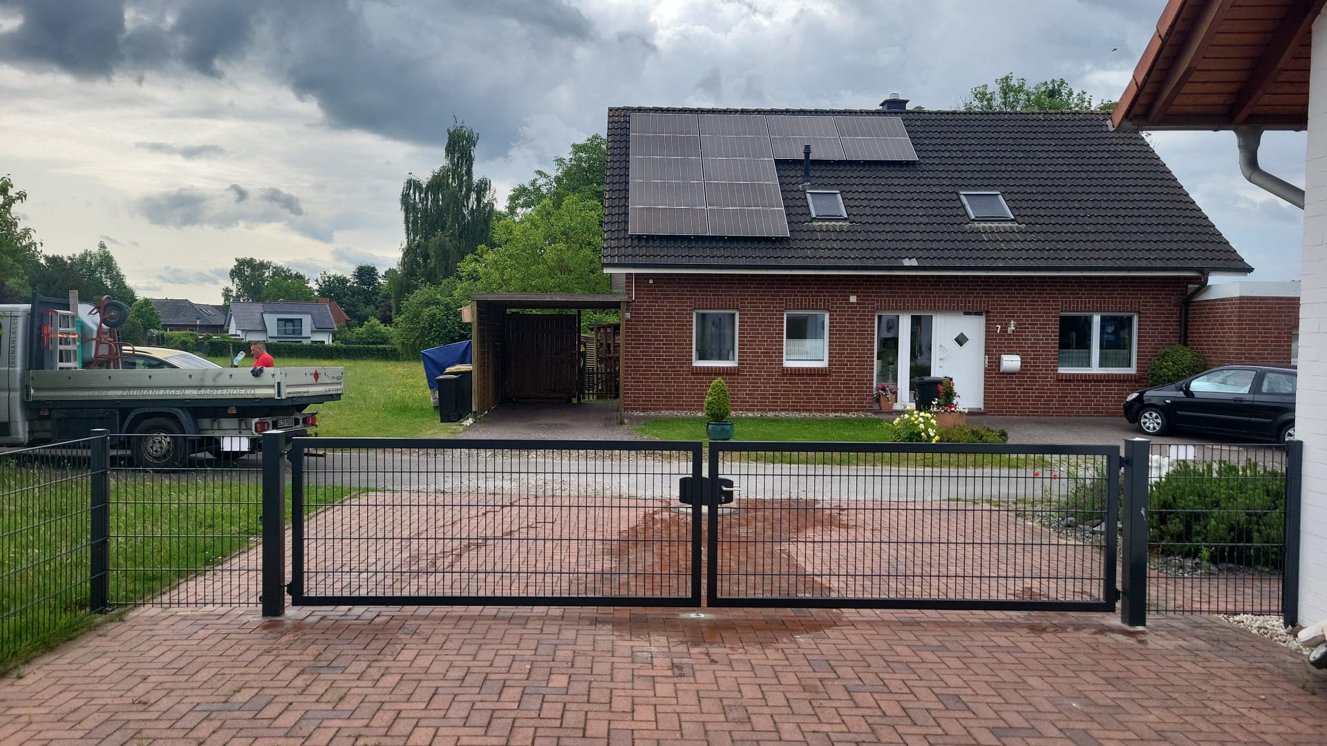 Hamburgtor 2-flg. Anthrazitgrau