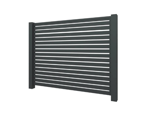 Aluminium Lamellenelement Anthrazitgrau