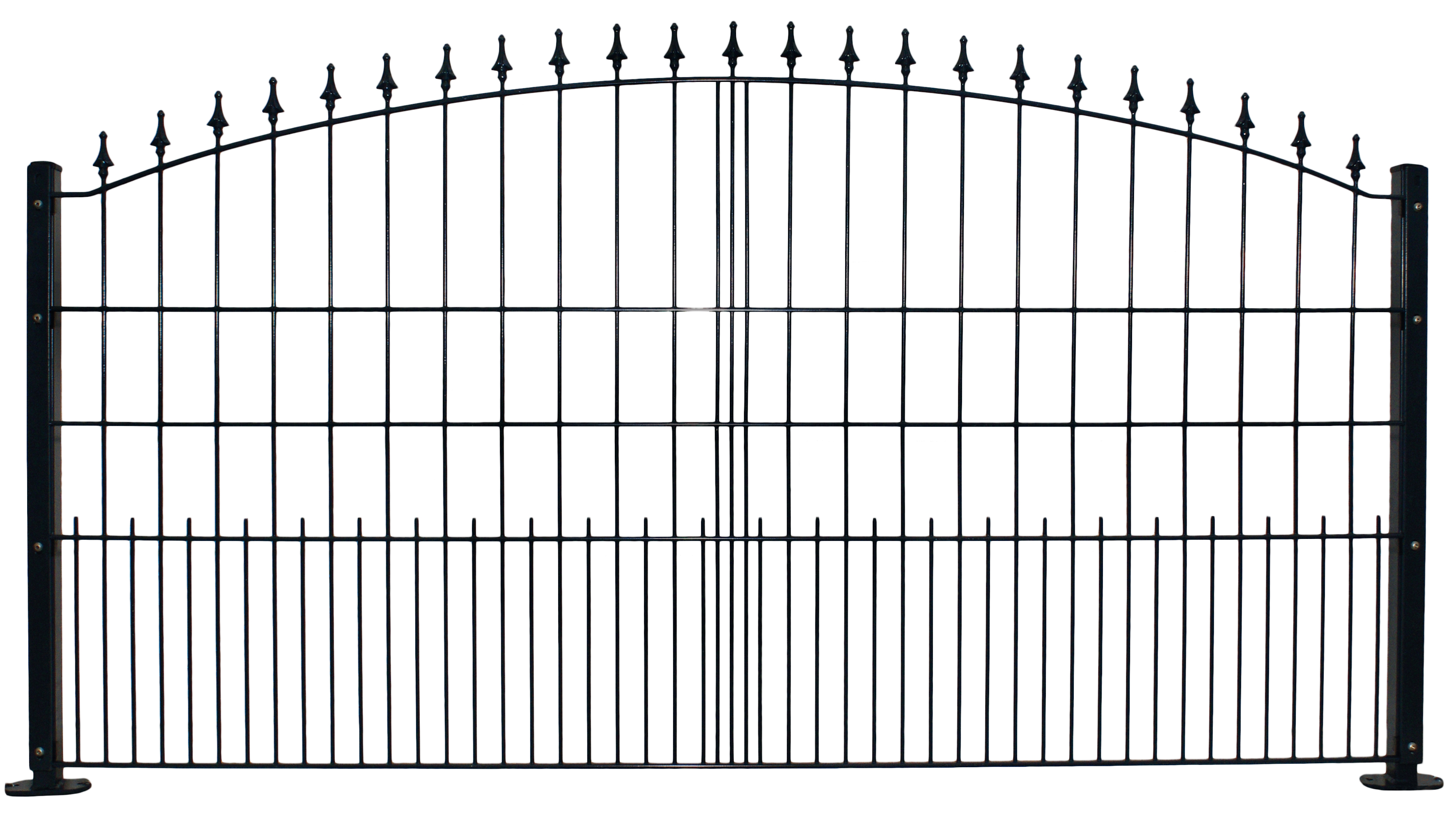 Schmuckzaun Oberbogen und Spitze 