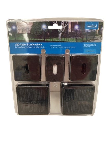 LED Solarkappe 2er Set 60/40 60/60 Blister