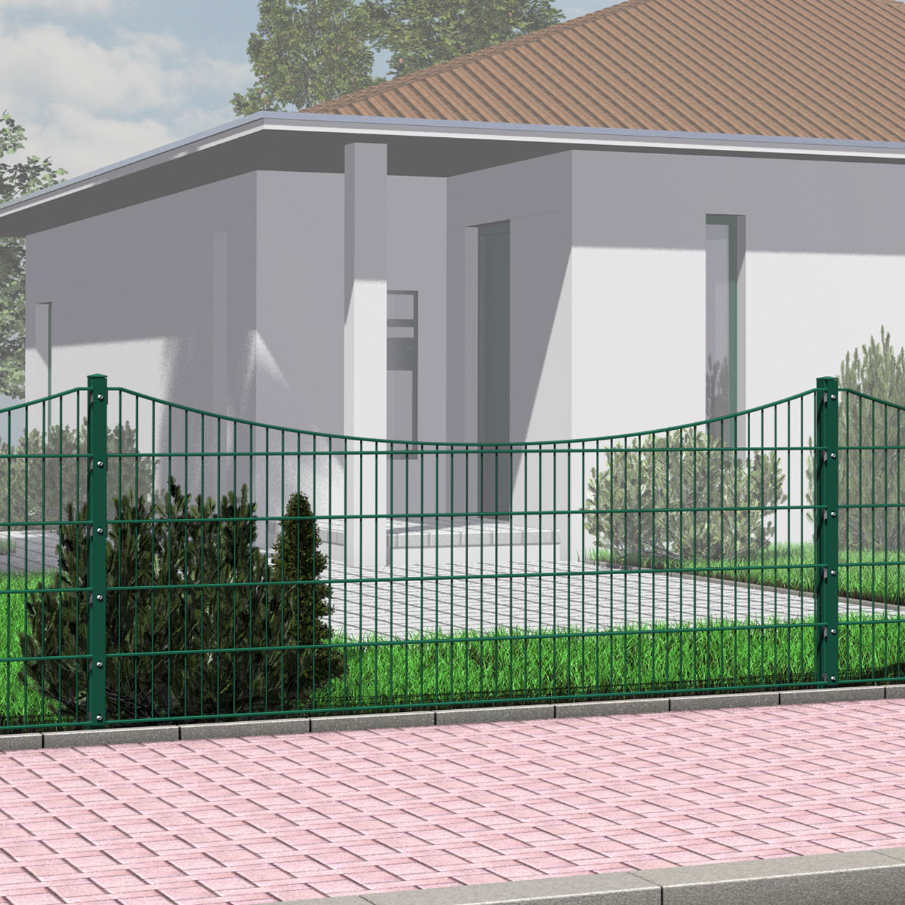 Schmuckzaun Unterbogen 