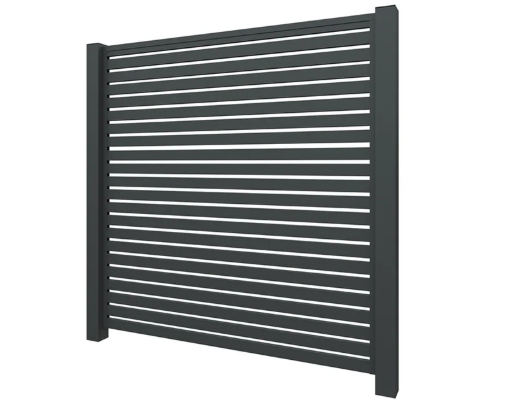 Aluminium Lamellenelement Anthrazitgrau