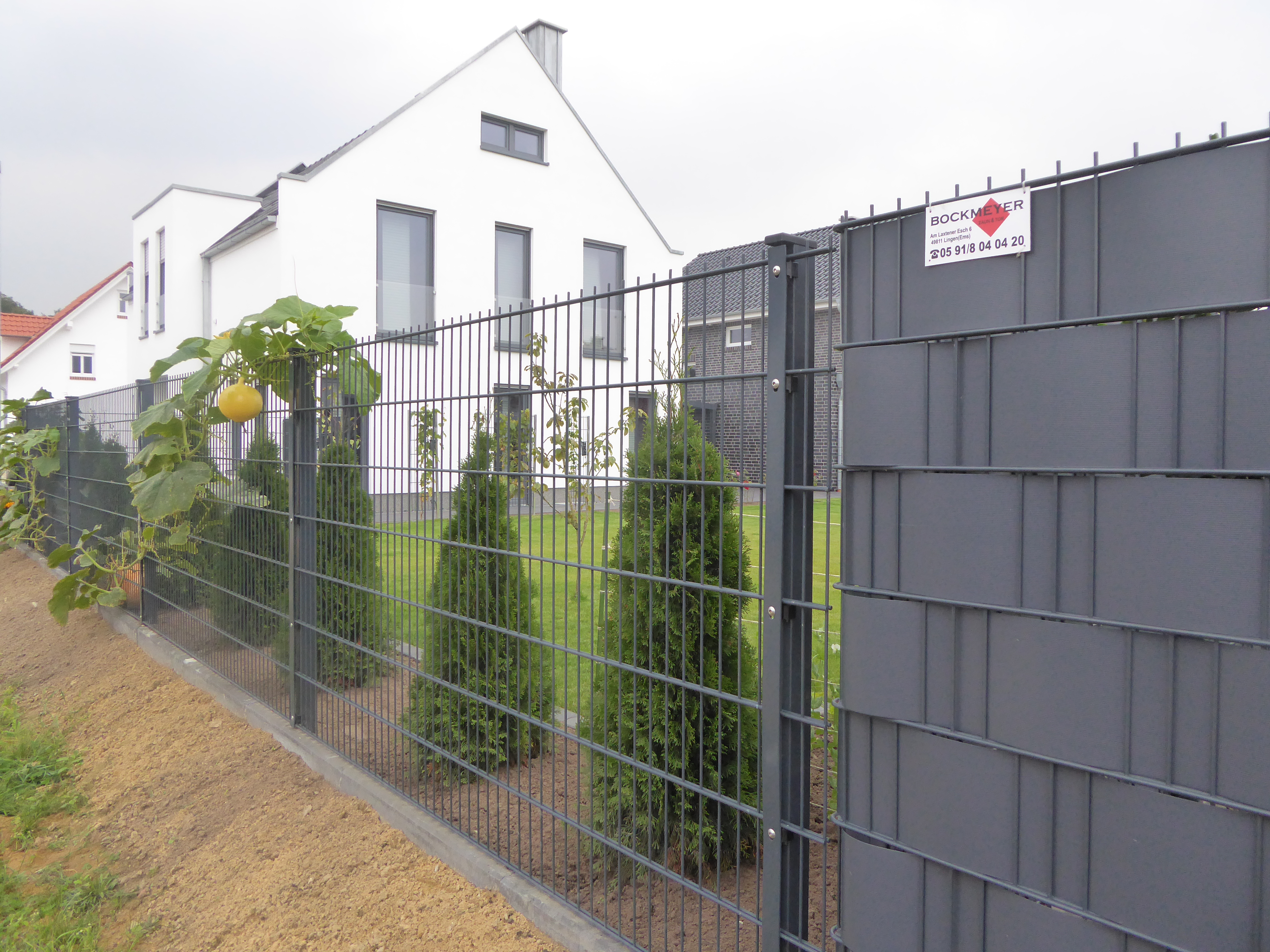 Komplettes Zaunset Premium Anthrazitgrau