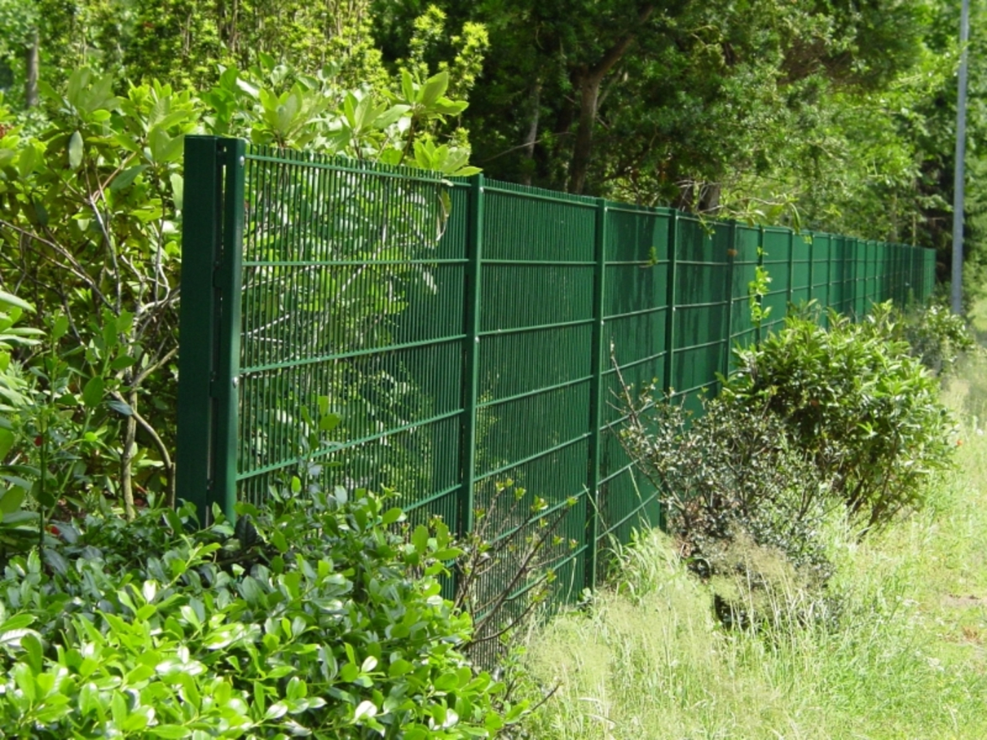 Komplettes Zaunset 6/5/6 Moosgrün